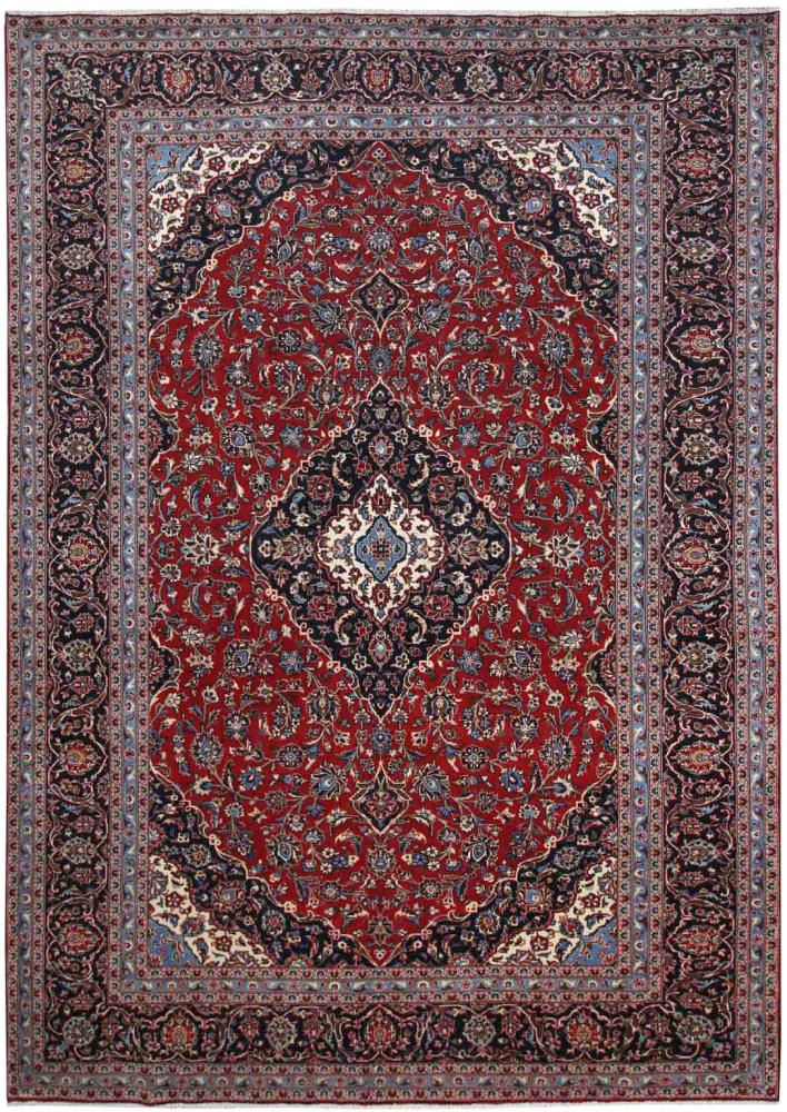 Tapete persa Keshan 346x249 346x249, Tapete persa Atado à mão