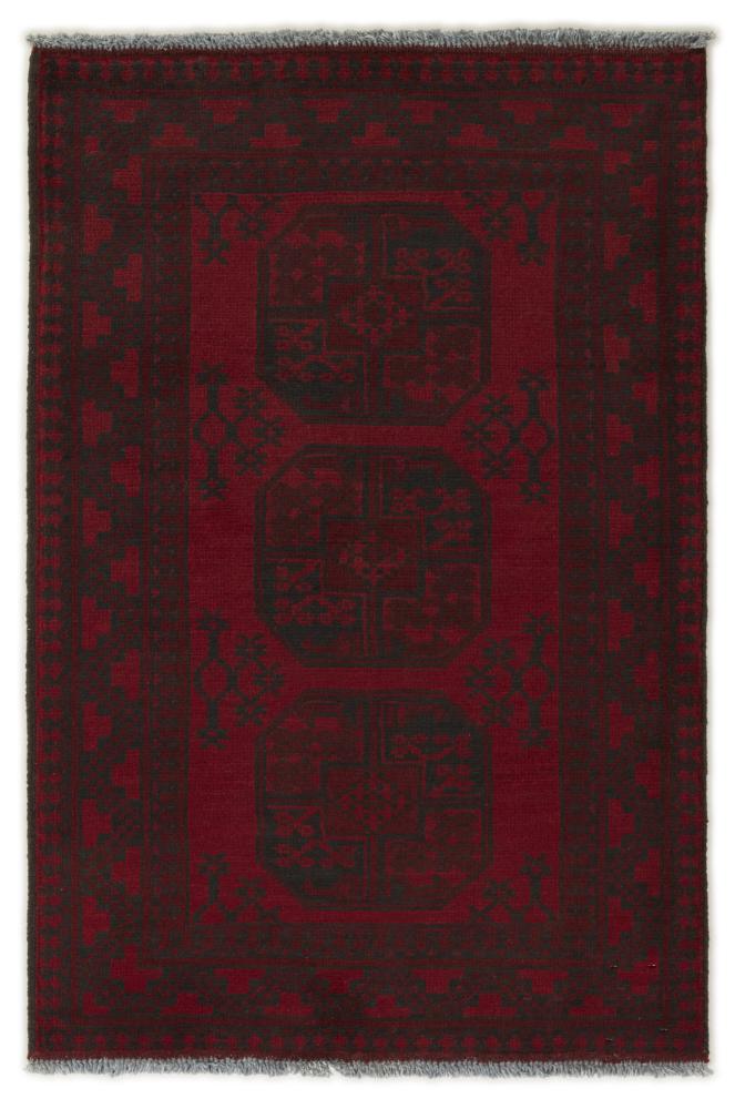 Afghansk tæppe Afghan Akhche 123x84 123x84, Persisk tæppe Knyttet i hånden