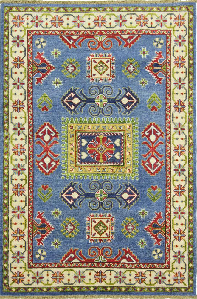 Tapete paquistanês Kazak 183x124 183x124, Tapete persa Atado à mão