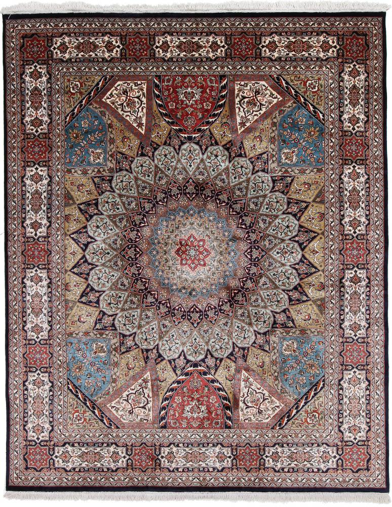 Tapete indiano Kashmir Seda Single Knot 249x200 249x200, Tapete persa Atado à mão