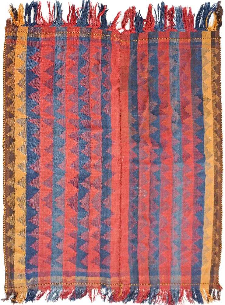 Persian Rug Kilim Fars Ghashghai 6'7"x6'0" 6'7"x6'0", Persian Rug Woven by hand