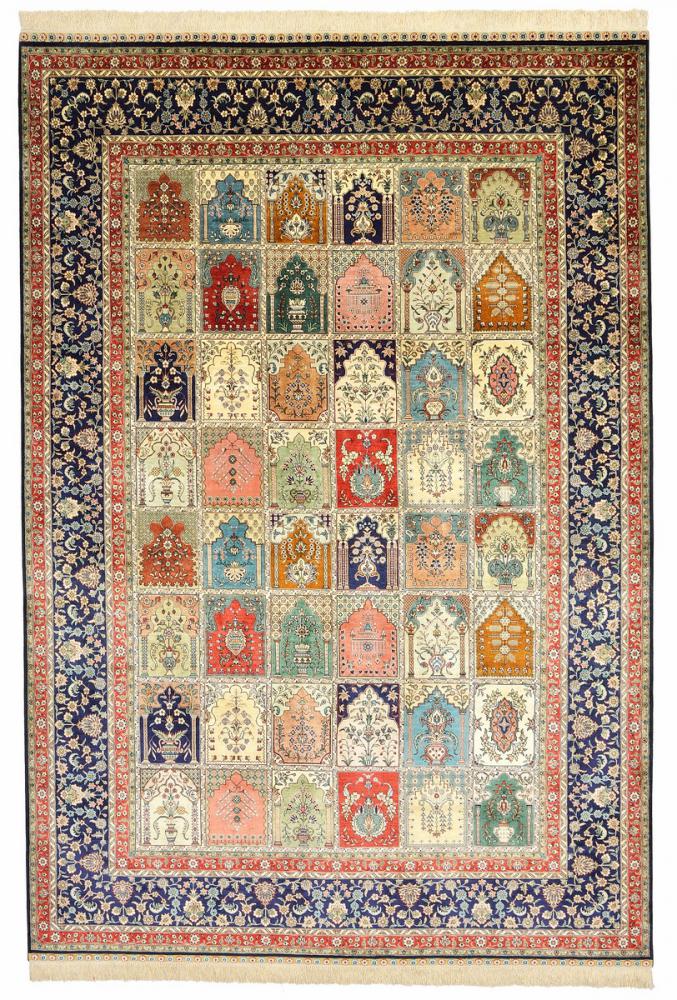Tapis chinois Chinois Soie 270x186 270x186, Tapis persan Noué à la main