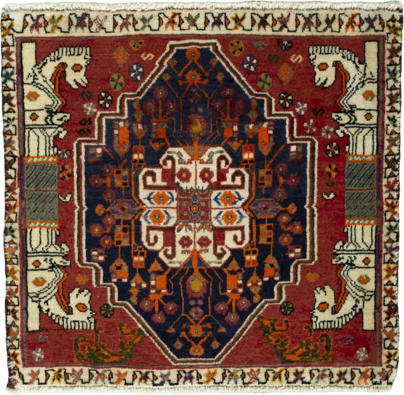 Persialainen matto Shiraz 64x64 64x64, Persialainen matto Solmittu käsin