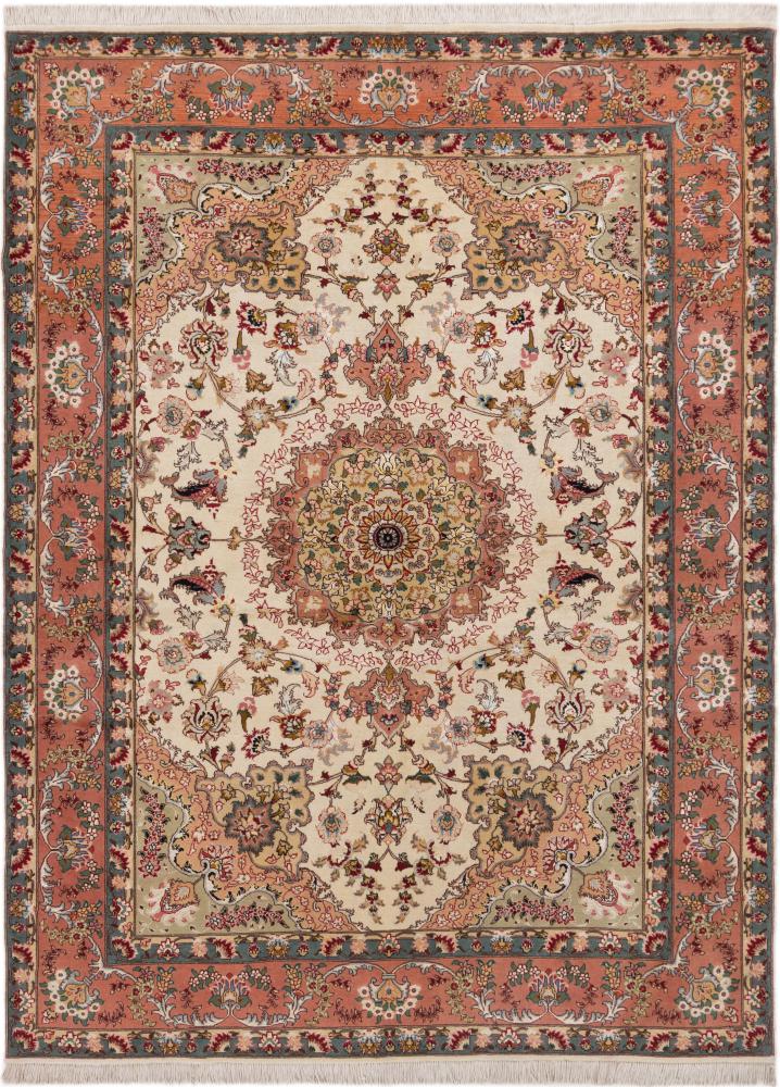 Alfombra persa Tabriz 50Raj 204x154 204x154, Alfombra persa Anudado a mano