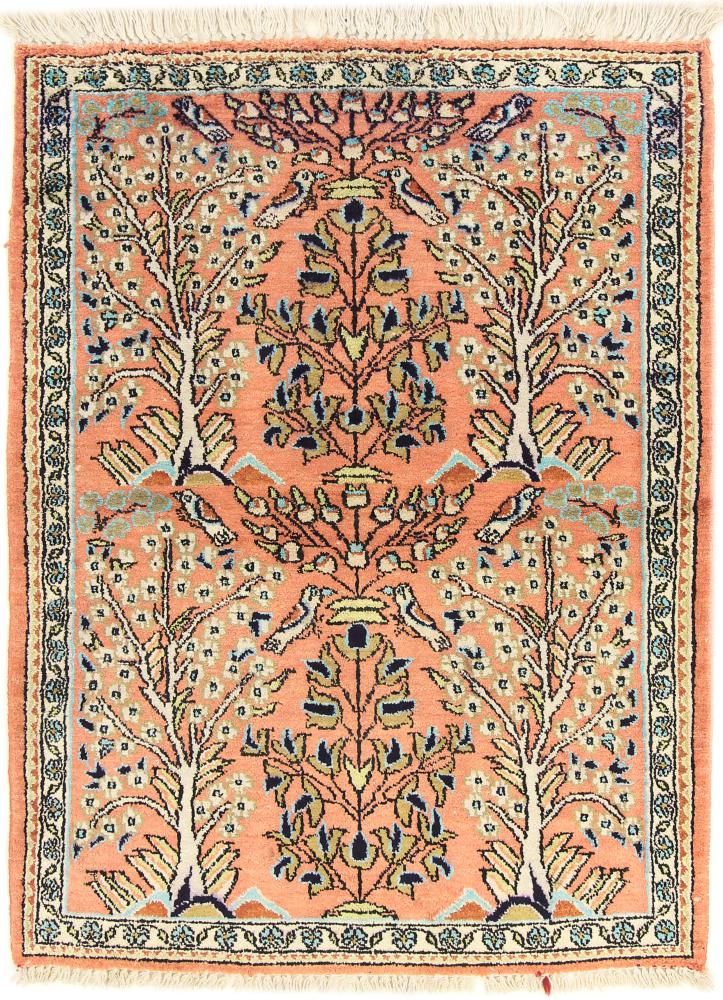 Perzsa szőnyeg Ghom Selyem 86x61 86x61, Perzsa szőnyeg Kézzel csomózva