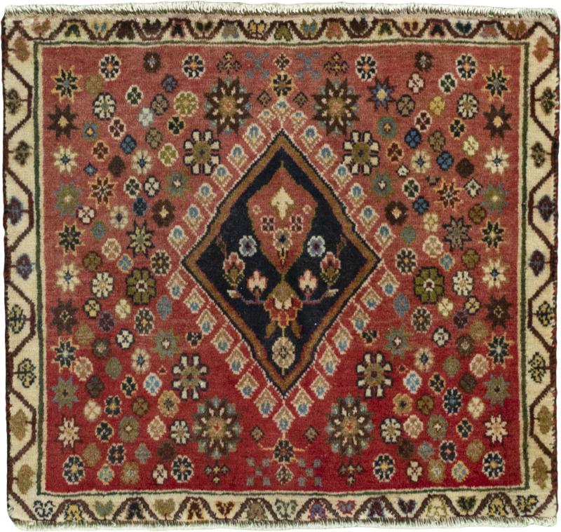 Persian Rug Shiraz 53x61 53x61, Persian Rug Knotted by hand