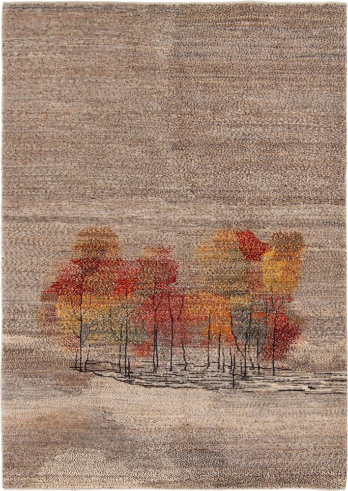 Persian Rug Persian Gabbeh Loribaft Nowbaft 237x169 237x169, Persian Rug Knotted by hand