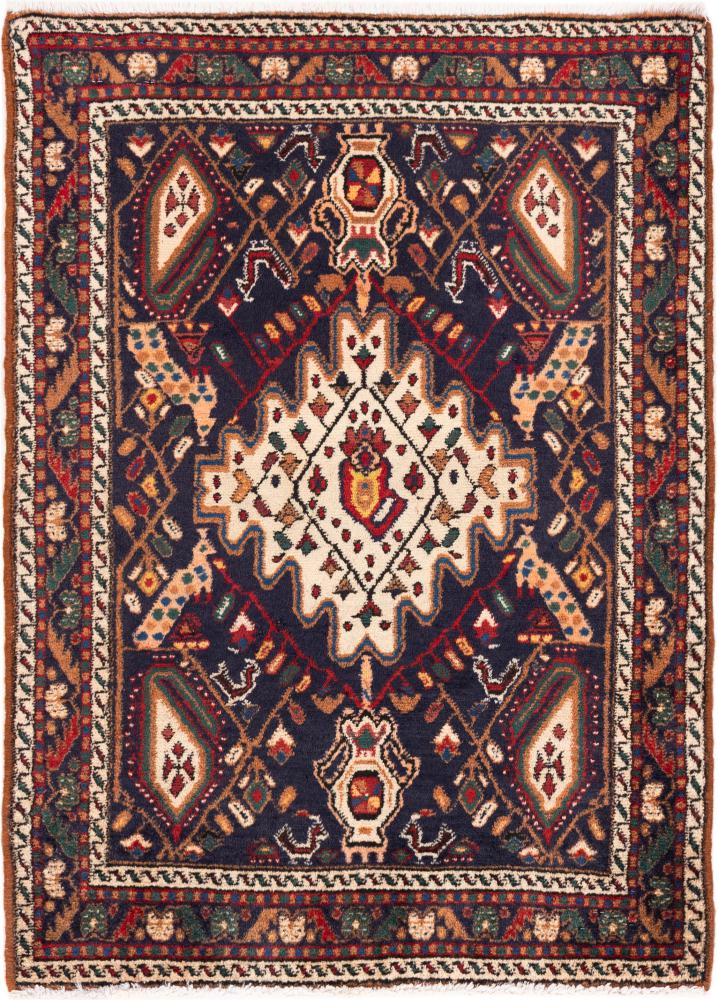 Perserteppich Abadeh 93x65 93x65, Perserteppich Handgeknüpft