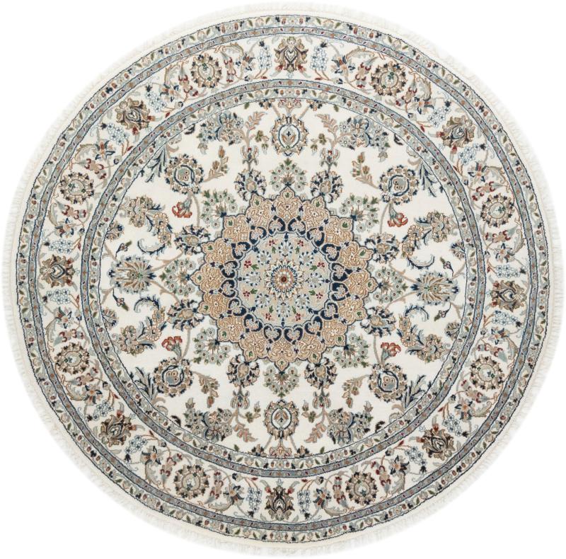 Indiaas tapijt Indo Nain 189x187 189x187, Perzisch tapijt Handgeknoopte