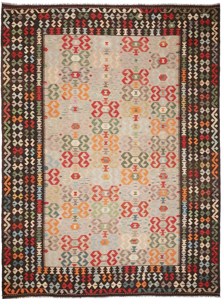 Afghanischer Teppich Kelim Afghan 343x260 343x260, Perserteppich Handgewebt