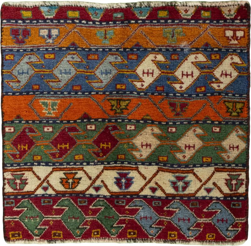 Perzisch tapijt Shiraz 53x56 53x56, Perzisch tapijt Handgeknoopte