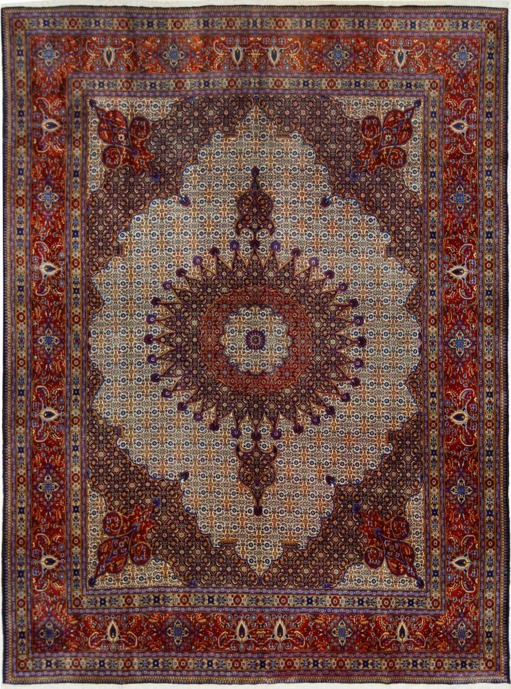 Persisk tæppe Moud 399x301 399x301, Persisk tæppe Knyttet i hånden