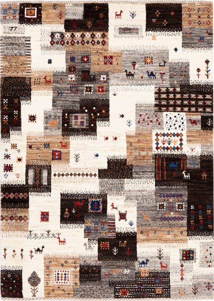 Perzisch tapijt Perzisch Gabbeh Loribaft Nowbaft 125x90 125x90, Perzisch tapijt Handgeknoopte