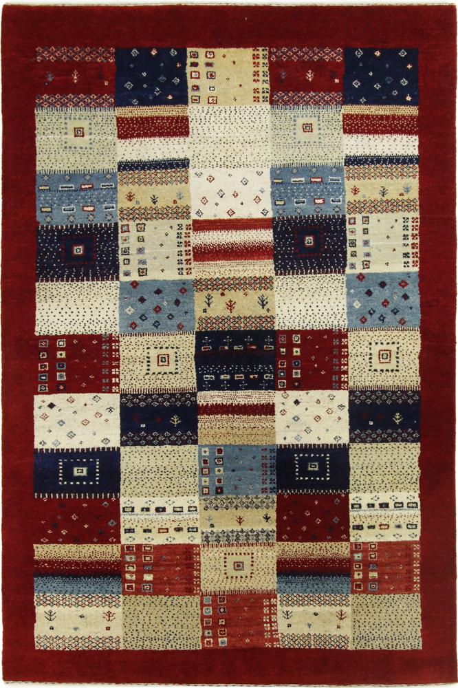 Persian Rug Persian Gabbeh Loribaft Atelier 6'8"x4'4" 6'8"x4'4", Persian Rug Knotted by hand