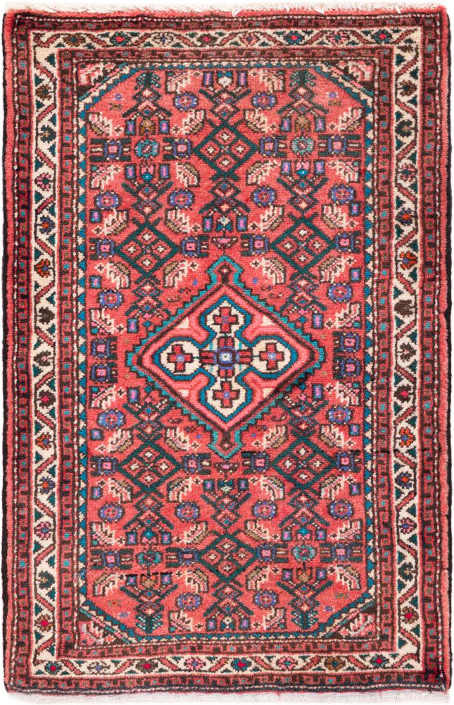 Tapis persan Hamadan 89x61 89x61, Tapis persan Noué à la main