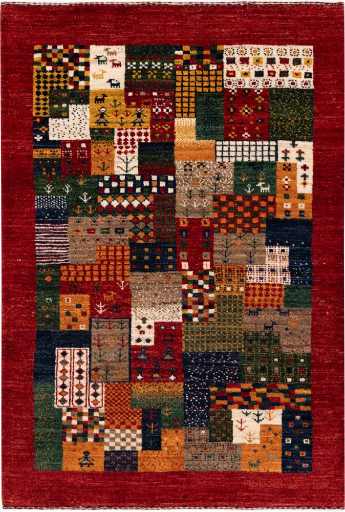 Perzisch tapijt Perzisch Gabbeh Loribaft Nowbaft 119x81 119x81, Perzisch tapijt Handgeknoopte