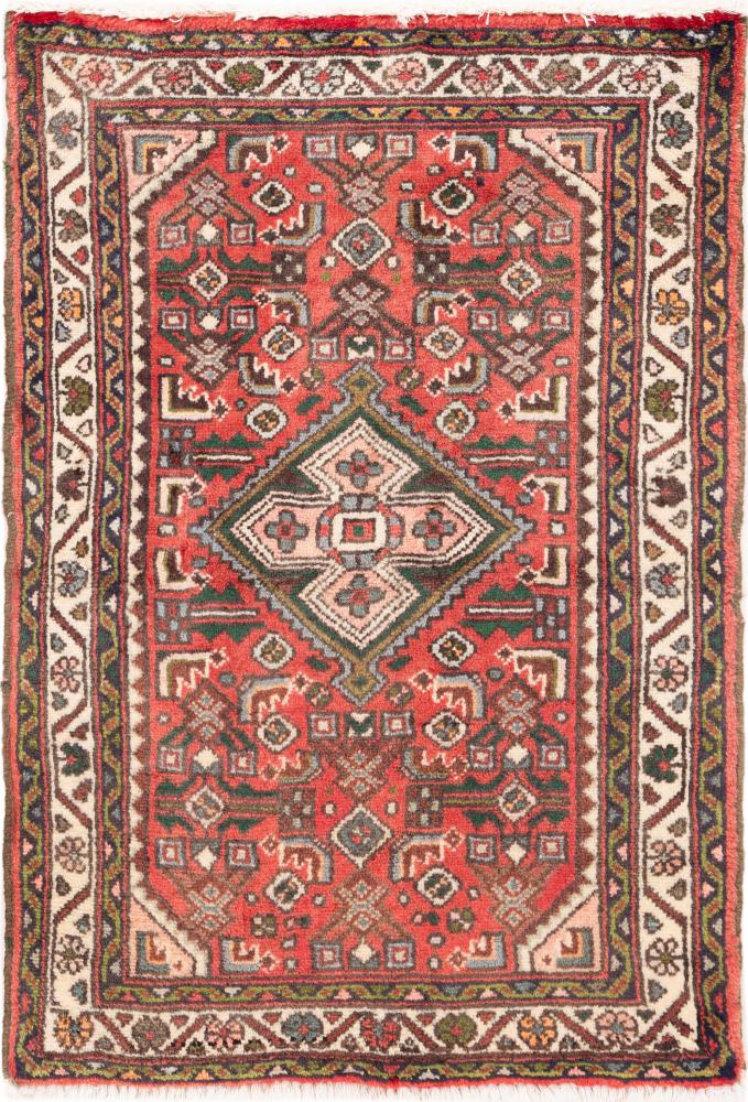 Tapis persan Hamadan 84x61 84x61, Tapis persan Noué à la main