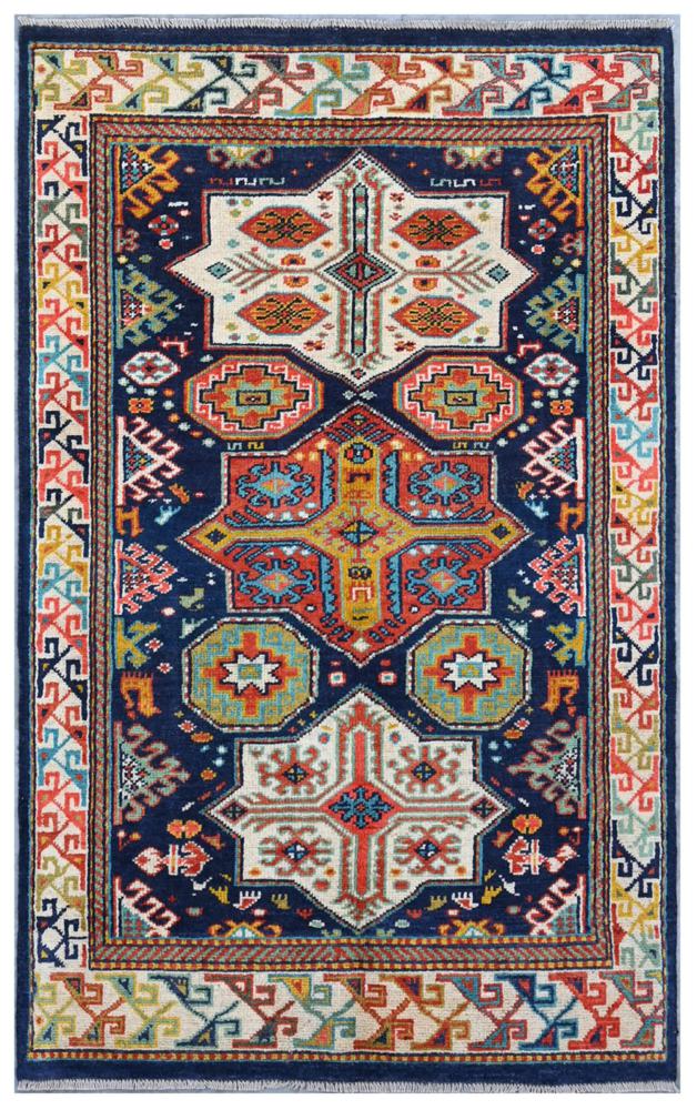 Tapis afghan Kazak 162x96 162x96, Tapis persan Noué à la main