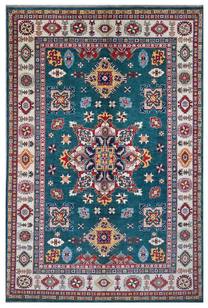 Afghanischer Teppich Kazak 306x196 306x196, Perserteppich Handgeknüpft