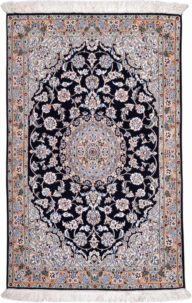 Tapis persan Nain 9La 151x98 151x98, Tapis persan Noué à la main