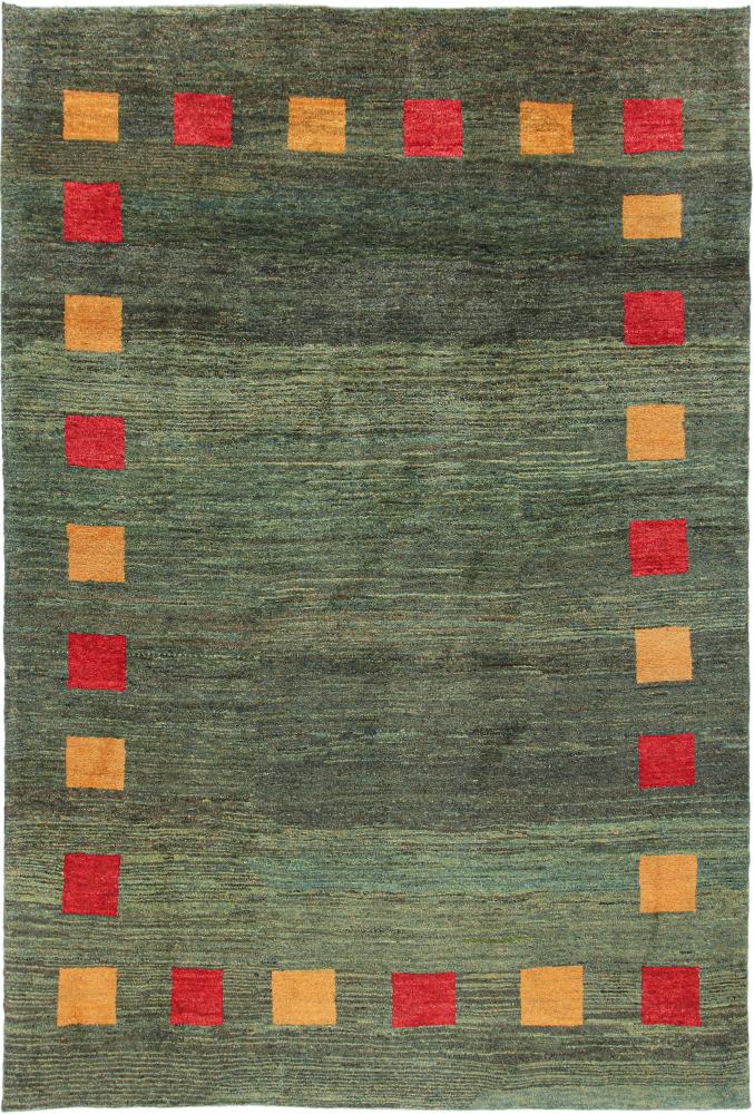 Persian Rug Persian Gabbeh Nature 296x198 296x198, Persian Rug Knotted by hand