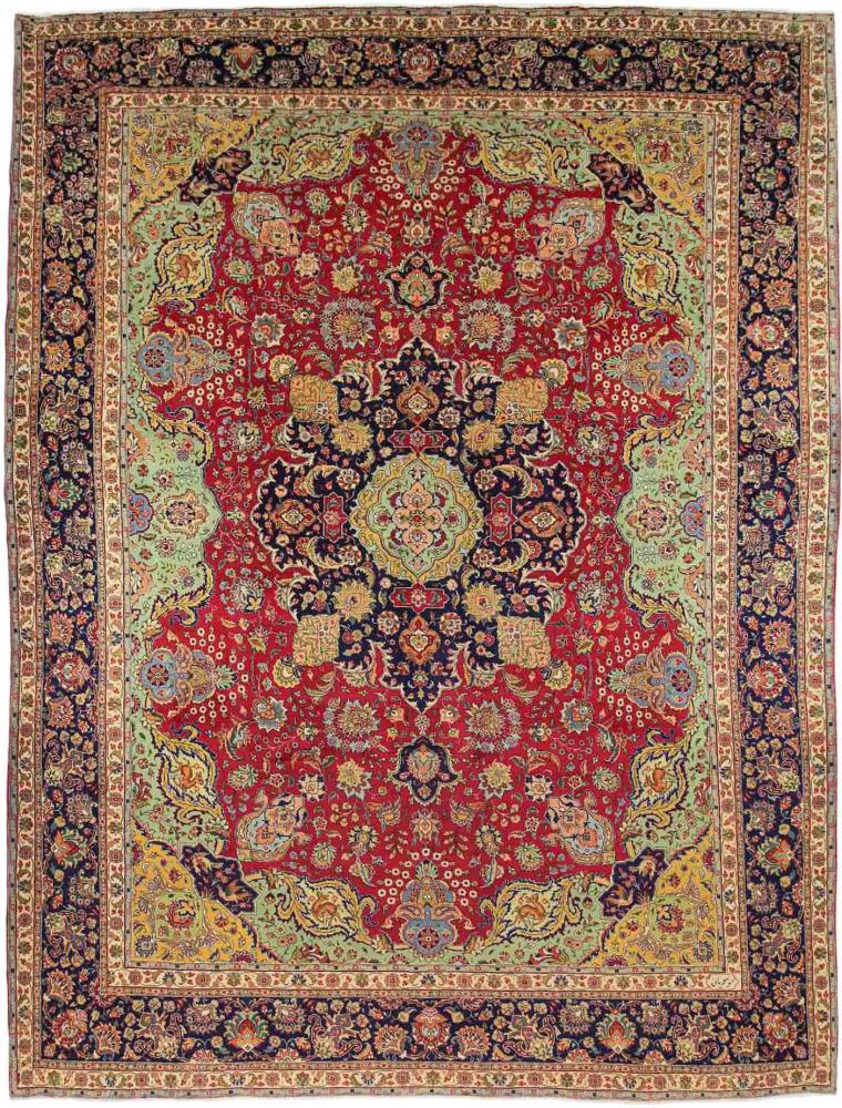 Persian Rug Tabriz 391x302 391x302, Persian Rug Knotted by hand