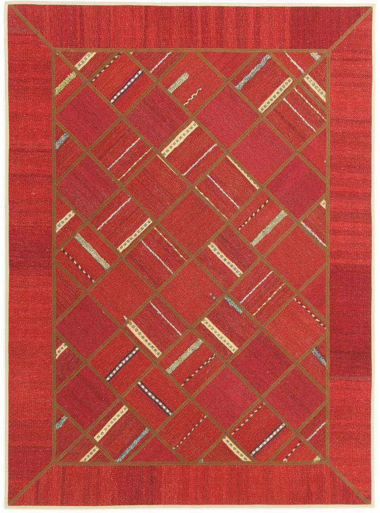 Tapete persa Kilim Patchwork 201x146 201x146, Tapete persa Tecido à mão