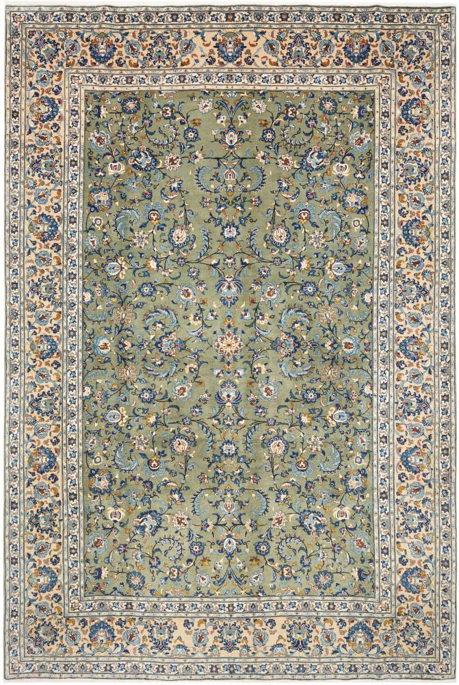 Persian Rug Keshan 383x254 383x254, Persian Rug Knotted by hand