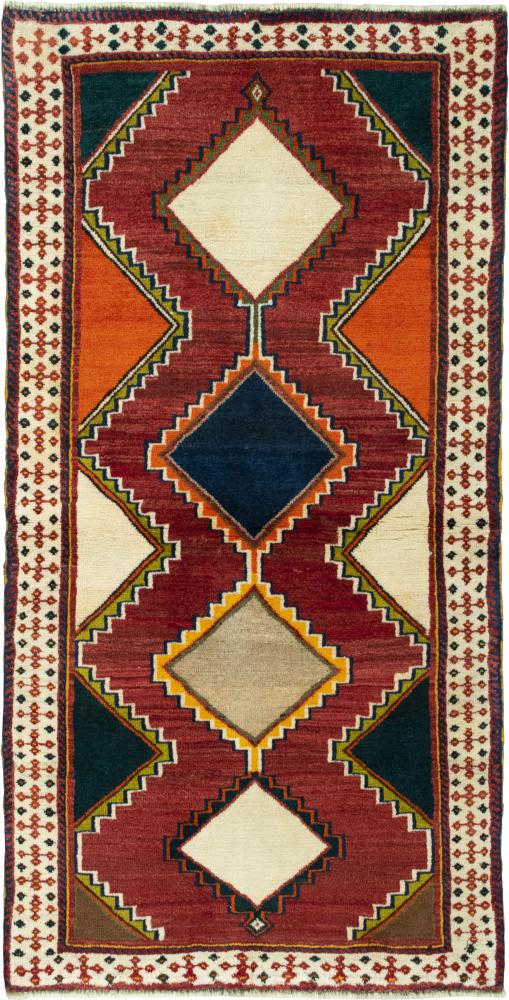 Persialainen matto Persia Gabbeh Ghashghai 154x81 154x81, Persialainen matto Solmittu käsin
