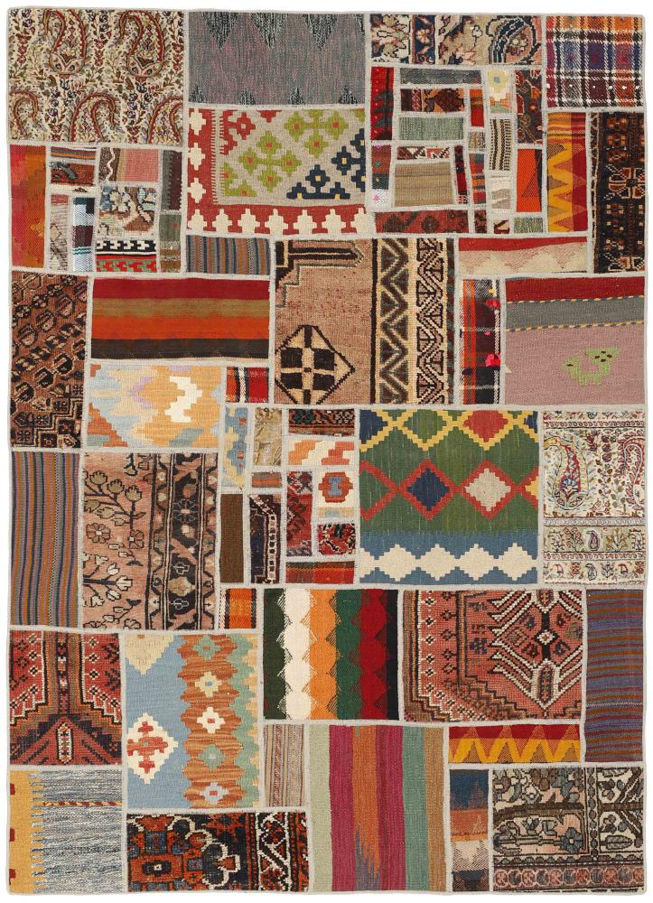 Perzsa szőnyeg Kilim Patchwork 201x139 201x139, Perzsa szőnyeg szőttesek