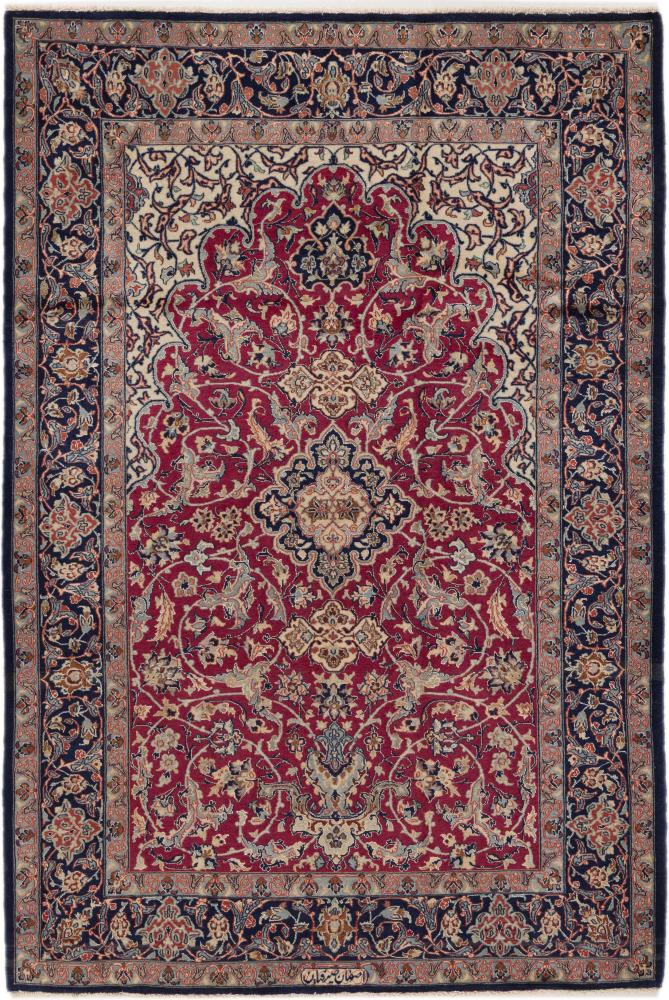 Covor persan Isfahan Urzeală de Mătase 165x112 165x112, Covor persan Lucrate de mână