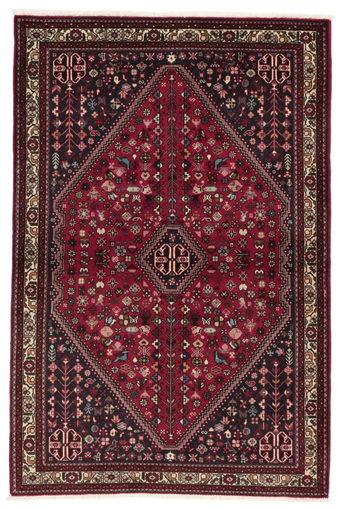 Persian Rug Abadeh 5'2"x3'5" 5'2"x3'5", Persian Rug Knotted by hand