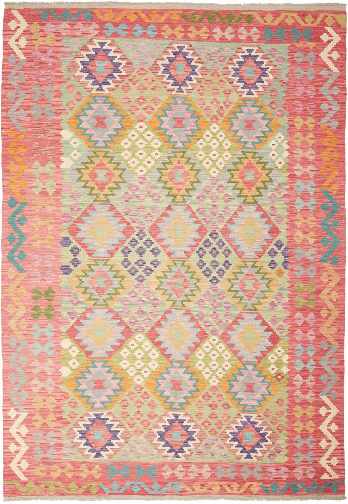 Tapis afghan Kilim Afghan 292x206 292x206, Tapis persan Tissé à la main