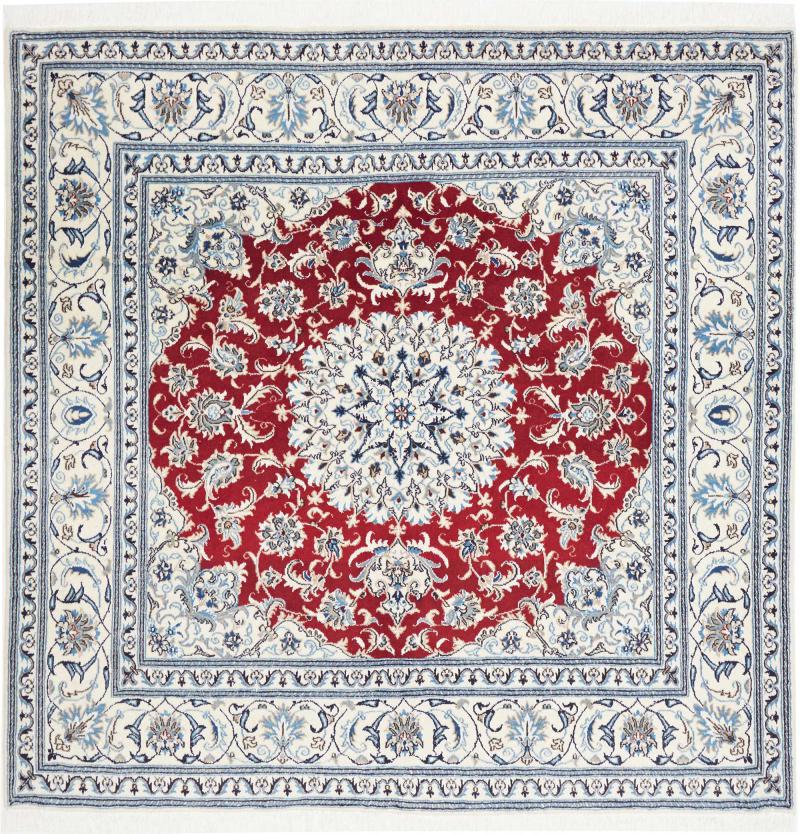 Persian rug Nain 6'4"x6'4" 6'4"x6'4", Persian rug Hand-knotted