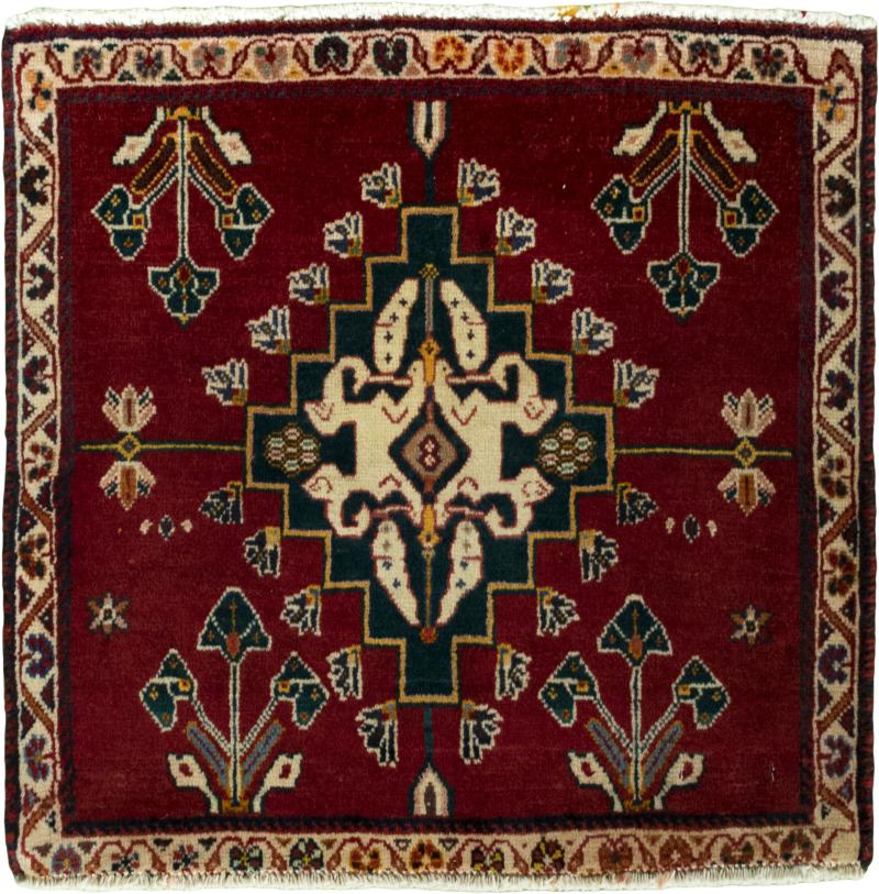 Persian Rug Shiraz 55x56 55x56, Persian Rug Knotted by hand