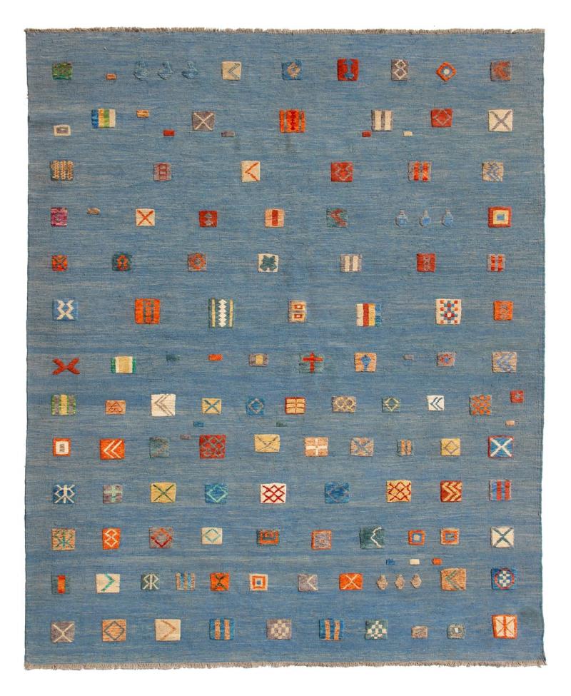 Afghanska mattan Kilim Afghan Nimbaft Edition 293x259 293x259, Persisk matta handvävd 