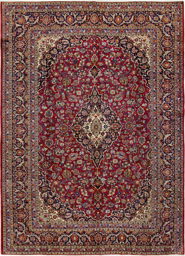 Tapete persa Keshan 389x279 389x279, Tapete persa Atado à mão