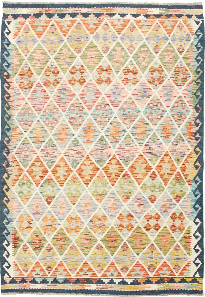 Afghansk teppe Kelim  Afghan 183x131 183x131, Persisk teppe Handwoven 