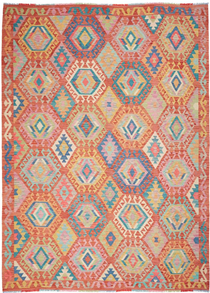 Tapis afghan Kilim Afghan 294x208 294x208, Tapis persan Tissé à la main