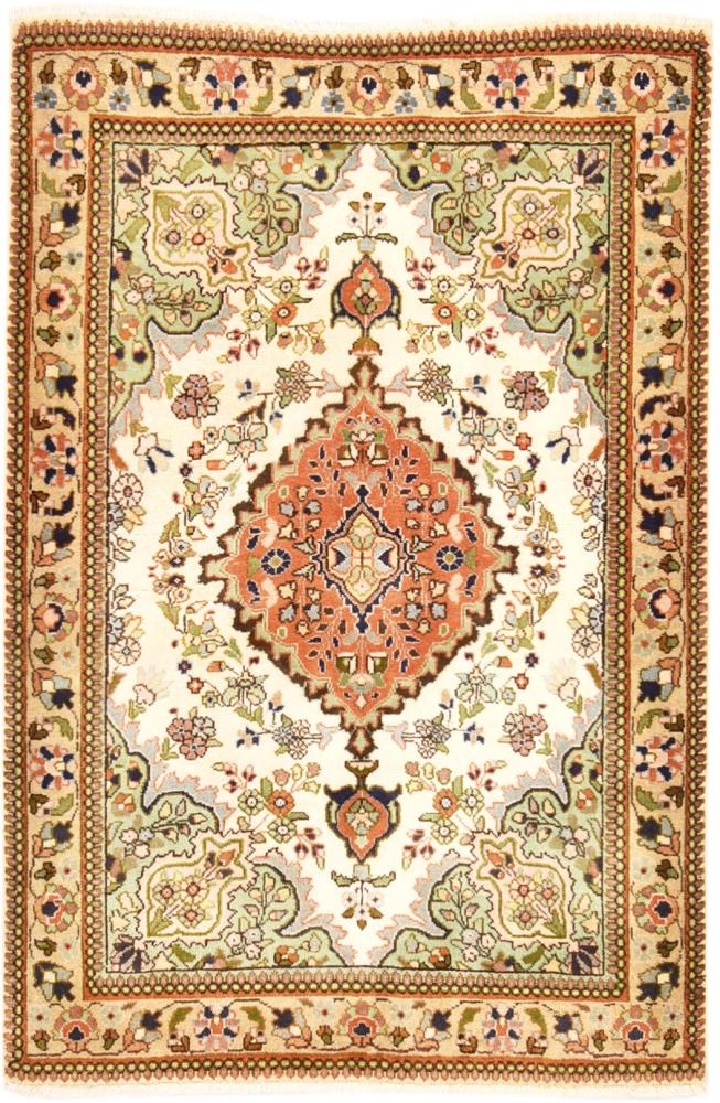 Tapete persa Tabriz Tabatabai 5'3"x3'6" 5'3"x3'6", Tapete persa Atado à mão