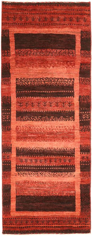 Persian Rug Persian Gabbeh Loribaft Nature 141x54 141x54, Persian Rug Knotted by hand