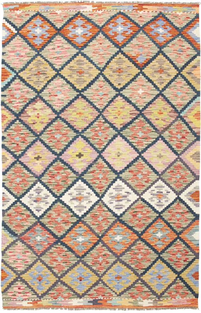 Afghaans tapijt Kilim  Afghan 188x120 188x120, Perzisch tapijt Handgeweven
