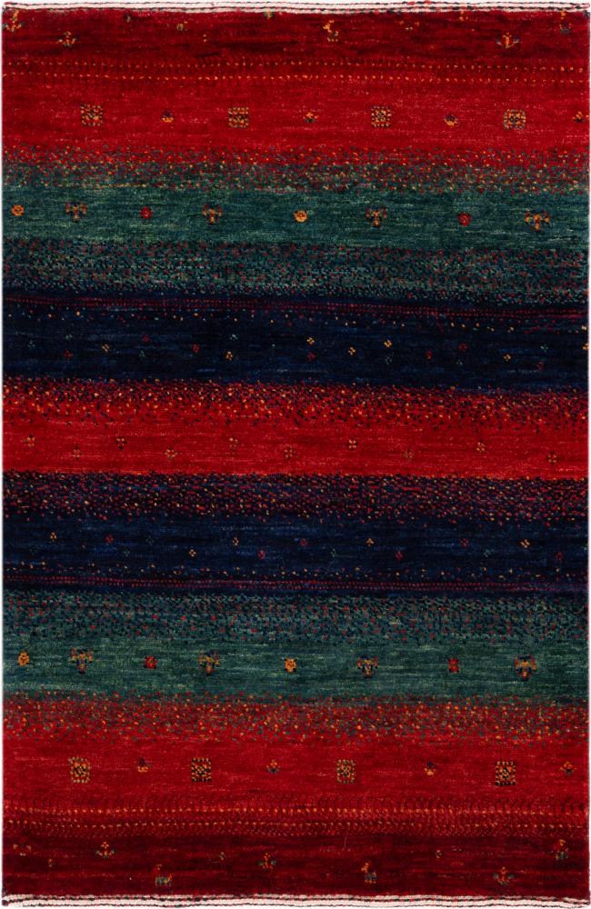 Tapis persan Persan Gabbeh Loribaft Essence 96x64 96x64, Tapis persan Noué à la main