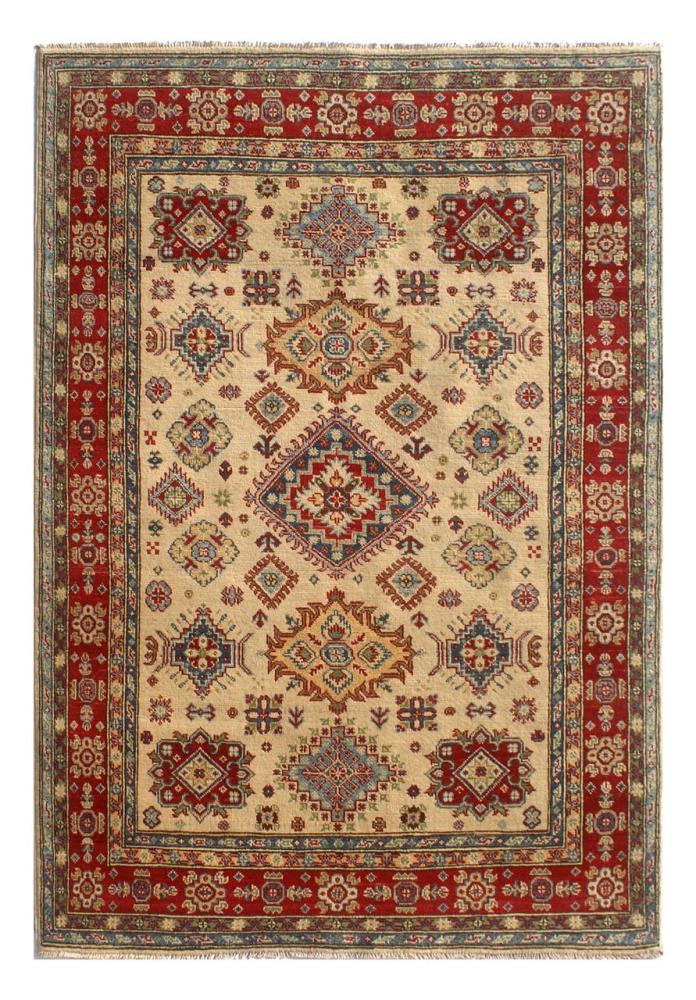 Afghansk tæppe Kazak Ghazni 203x151 203x151, Persisk tæppe Knyttet i hånden