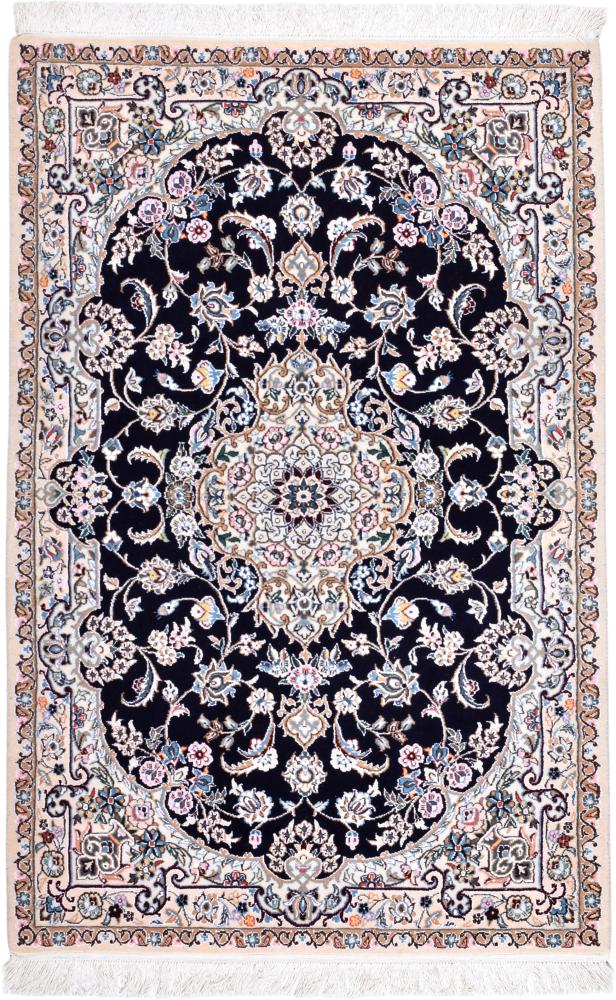 Tapis persan Nain 9La 155x105 155x105, Tapis persan Noué à la main