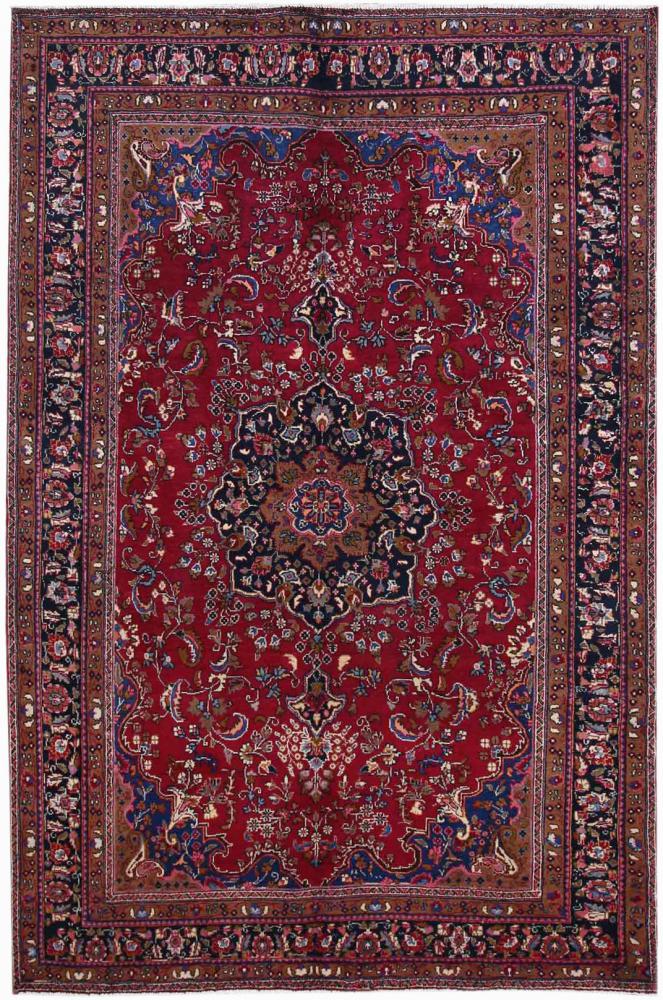 Persisk tæppe Mashhad 295x196 295x196, Persisk tæppe Knyttet i hånden