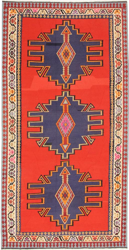 Tapete persa Kilim Fars Azerbaijan Antigo 323x164 323x164, Tapete persa Tecido à mão