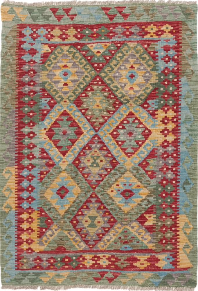 Tapete afegão Kilim Afegão Heritage 143x101 143x101, Tapete persa Tecido à mão