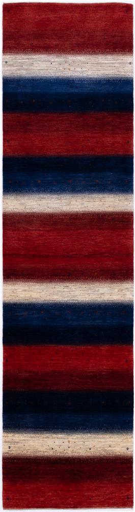 Tapis persan Persan Gabbeh Loribaft Essence 387x100 387x100, Tapis persan Noué à la main