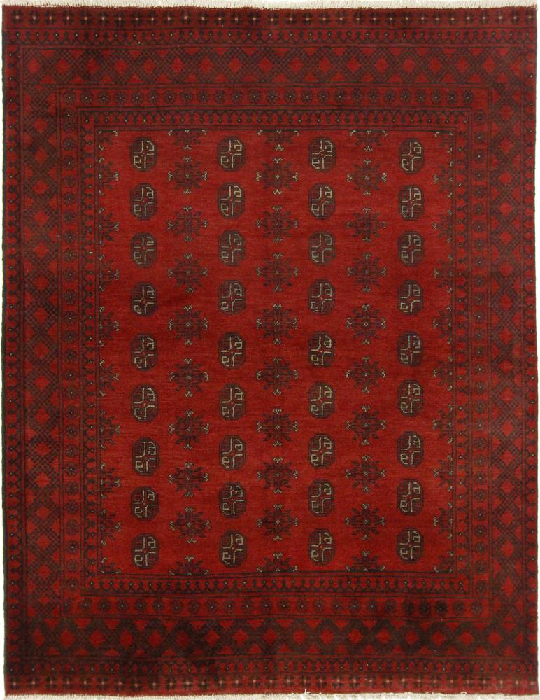 Tapete afegão Afegão Akhche 198x151 198x151, Tapete persa Atado à mão